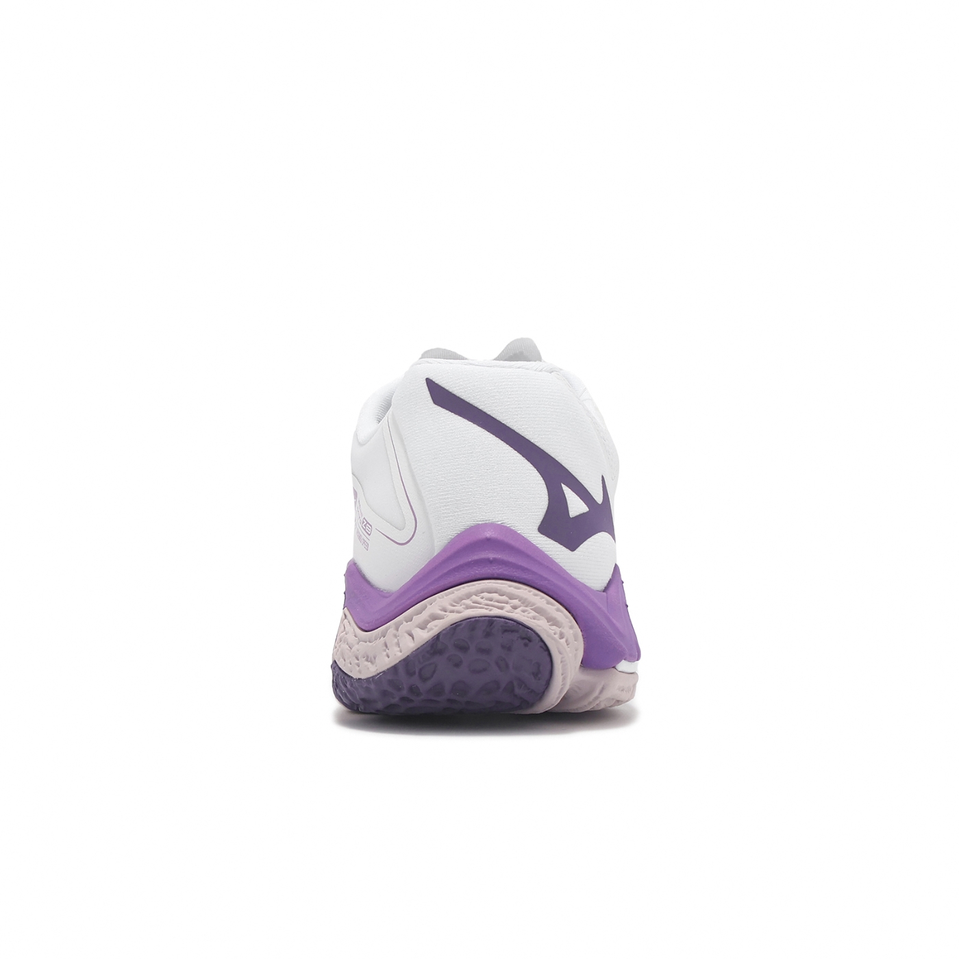 Mizuno 排球鞋Wave Lightning Z8 女鞋白紫輕量止滑室內運動羽排
