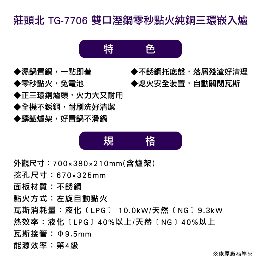 Topax莊頭北 TG-7706 - 詳情3