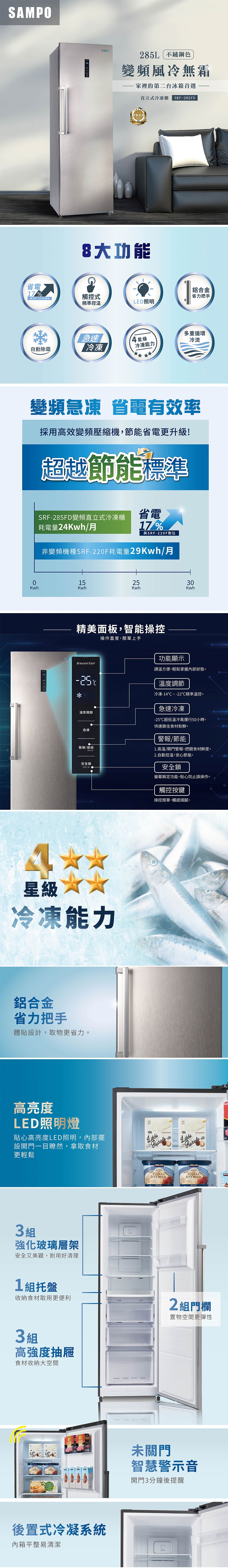 SAMPO聲寶 SRF-285FD - 詳情4