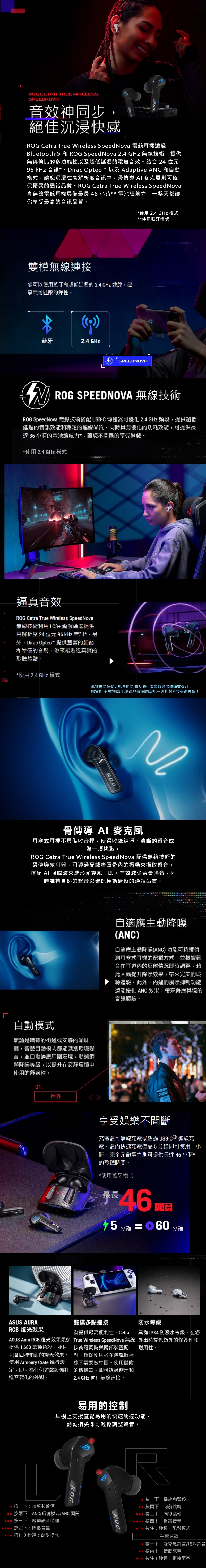 ASUS華碩 Cetra True Wireless - 詳情1