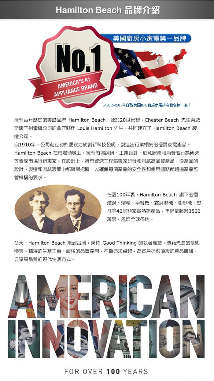 Hamilton Beach漢美馳 72603 - 詳情10