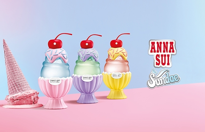 【期間限定値下】 ANNA SUI Sundae 50ml 2本セット　香水 Anna Sui Sundae Pretty Pink 果漾聖代淡香水- 粉紅柚惑50ml (原廠公司