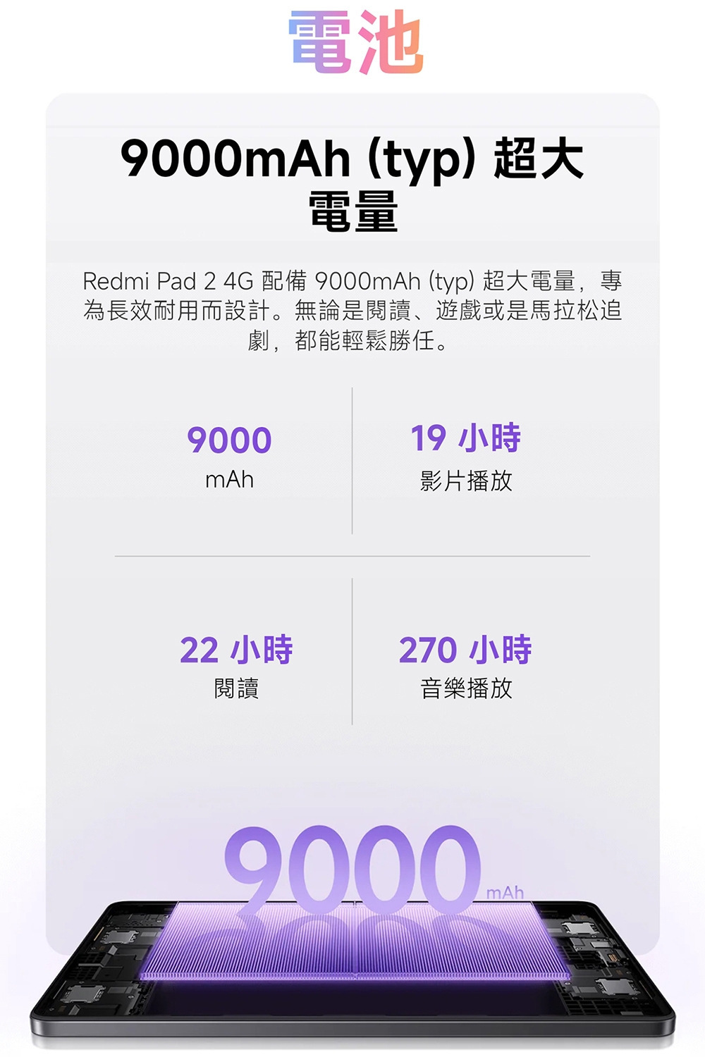 Redmi紅米 Pad 2 - 詳情4