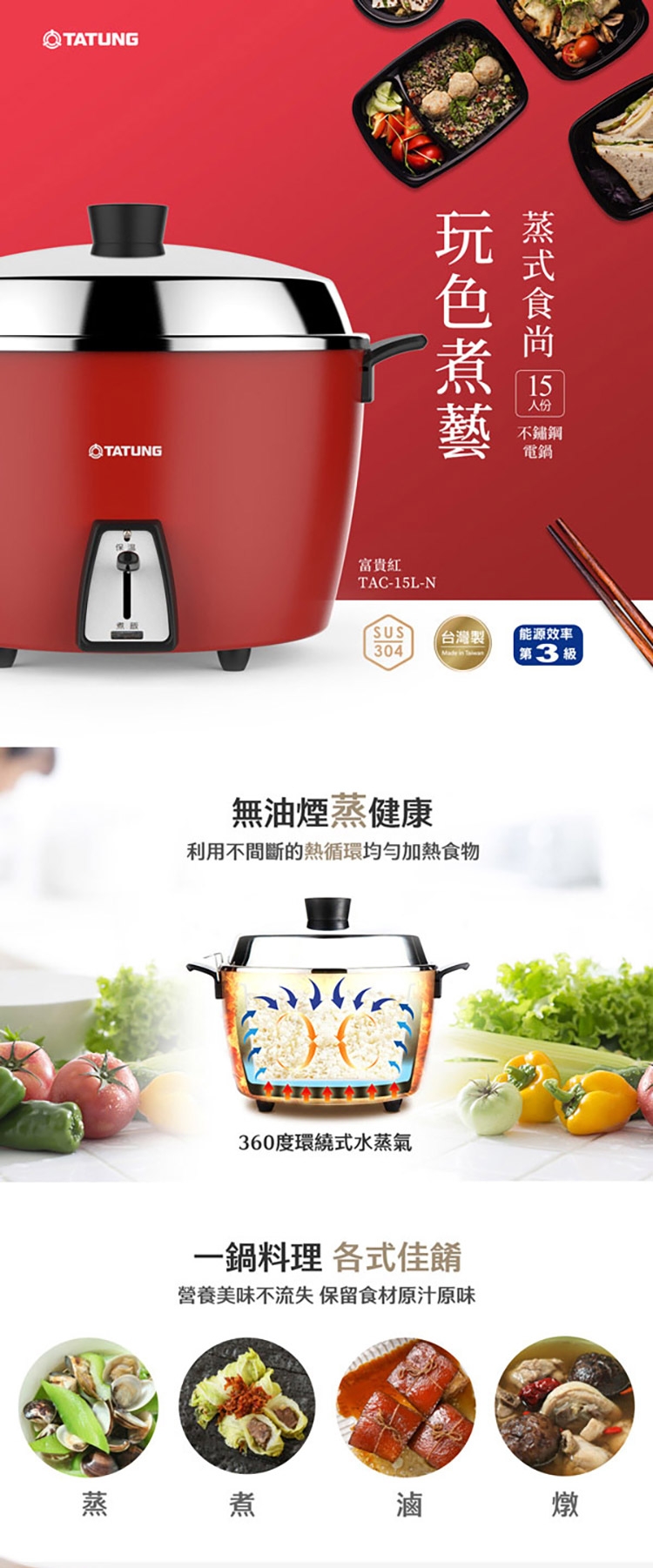 TATUNG大同 TAC-15L-NCRE - 詳情3