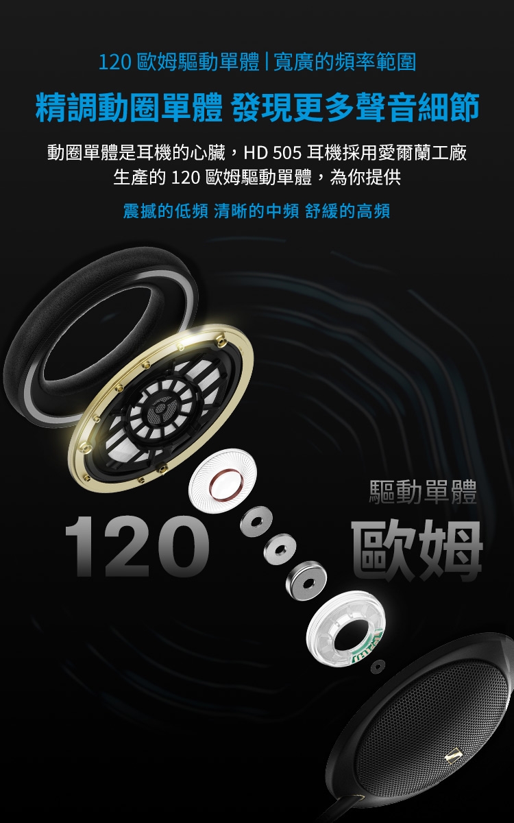 Sennheiser森海塞爾 HD 505 - 詳情8