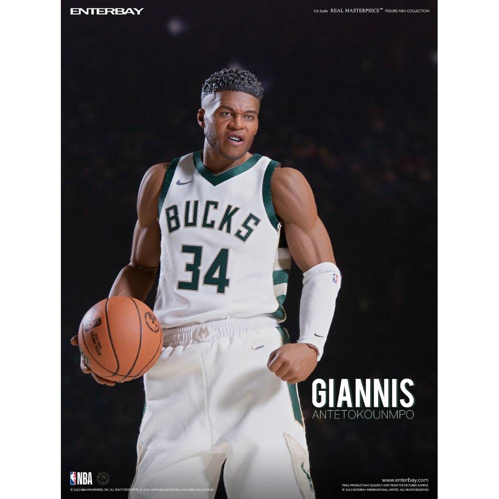 ENTERBAY 1/6 NBA公仔公鹿隊Giannis Antetokounmpo -RM-1088 | 玩偶