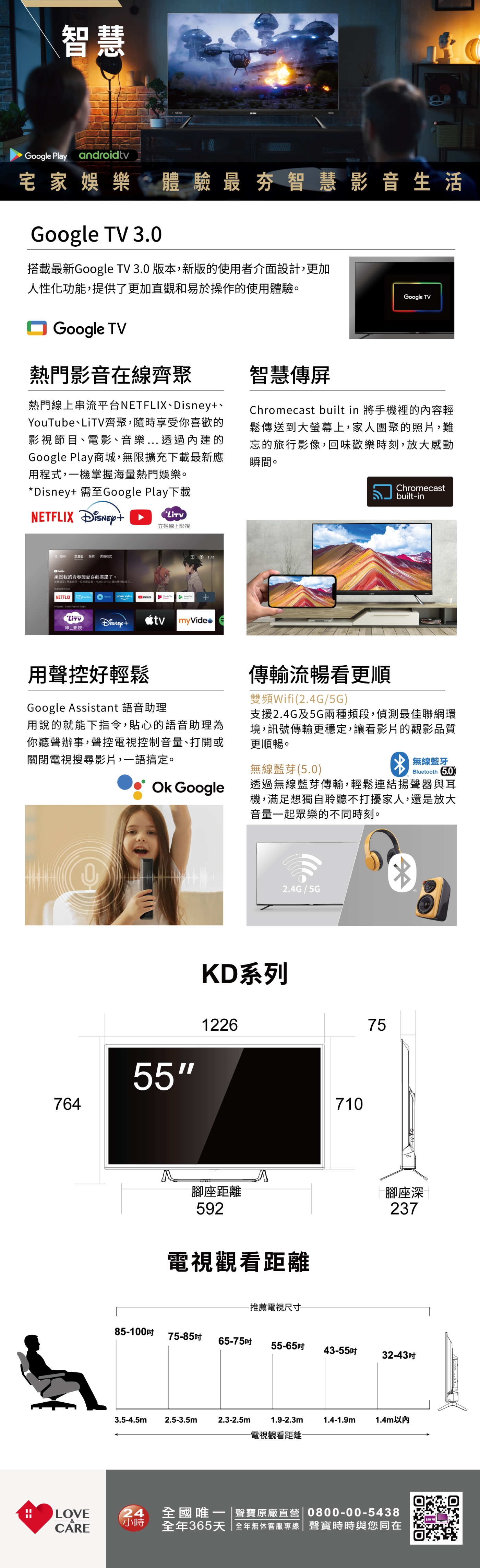 SAMPO聲寶 EM-55KD620 - 詳情3