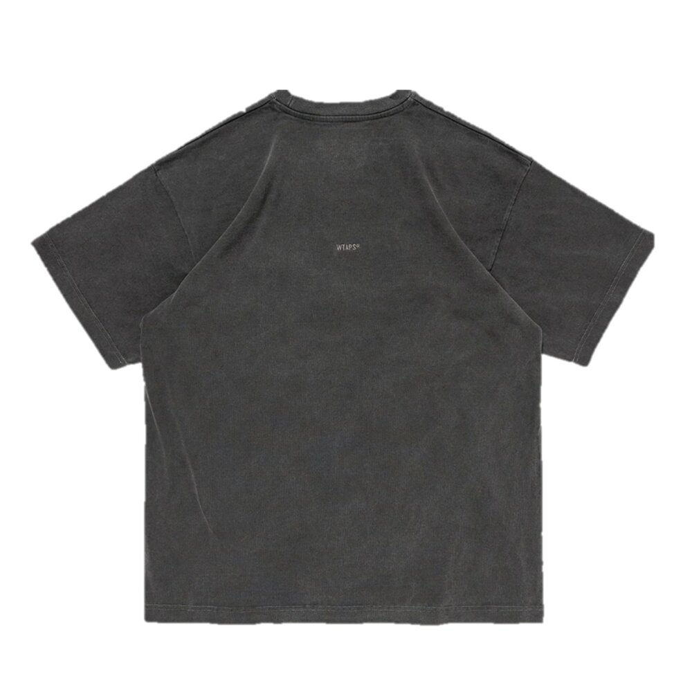 Wtaps Sign 02 / Ss / Cotton Black 黑色素面短Tee 251ATDT-CSM38