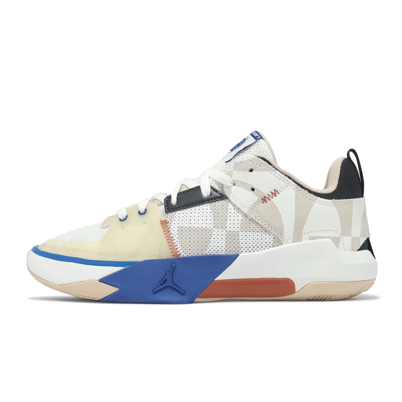Nike 籃球鞋Jordan One Take 5 Q54 PF 男鞋白藍法國街頭緩震包覆忍者龜