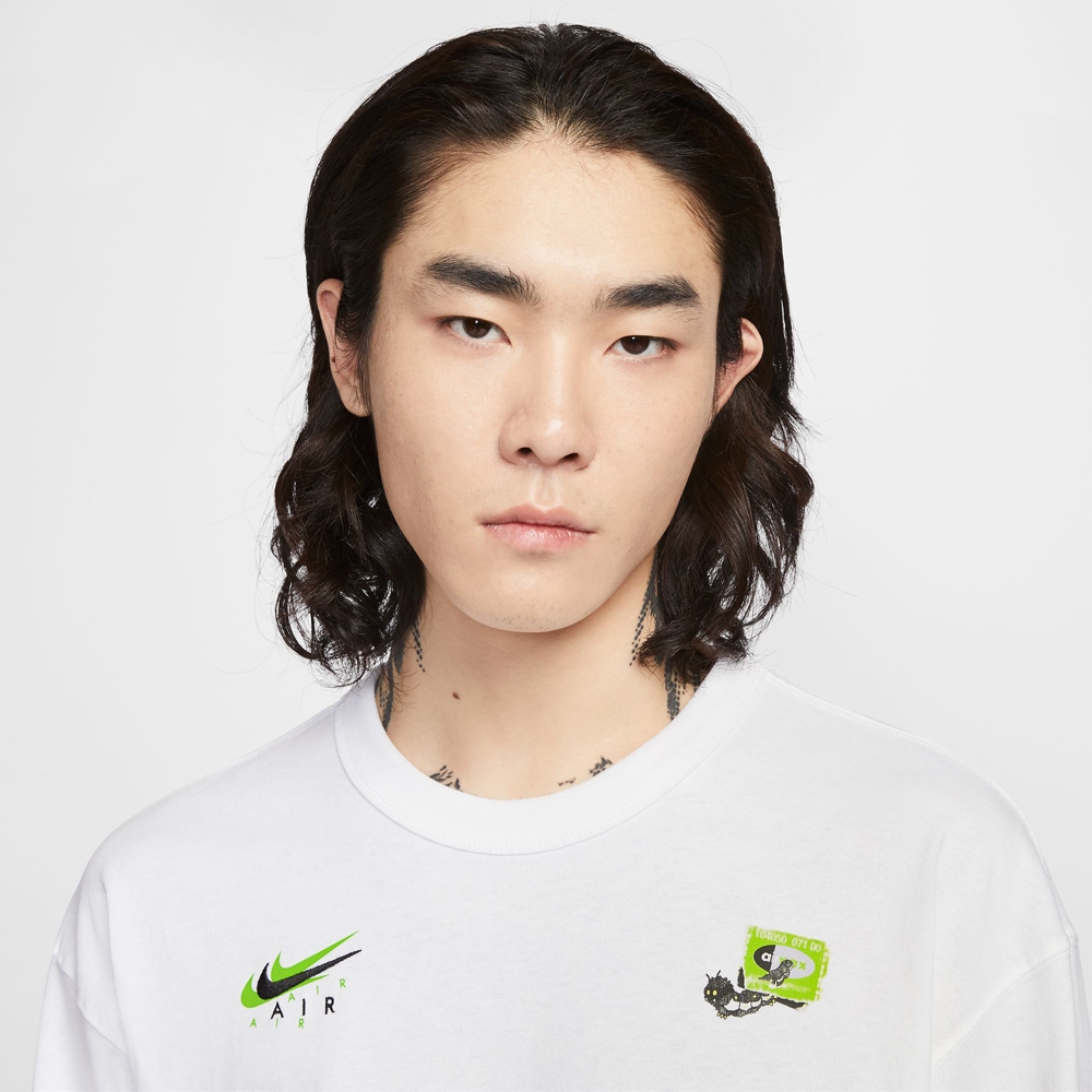 NIKE 長袖上衣男運動AS M NSW FAM REUNION LS TEE 白IQ3976-100 | NIKE