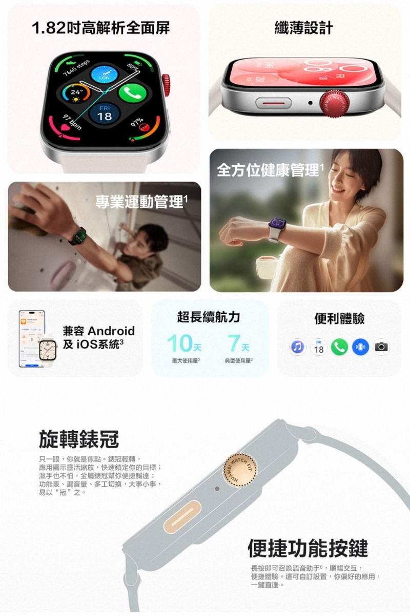 Huawei華為 WATCH FIT 3 - 詳情4