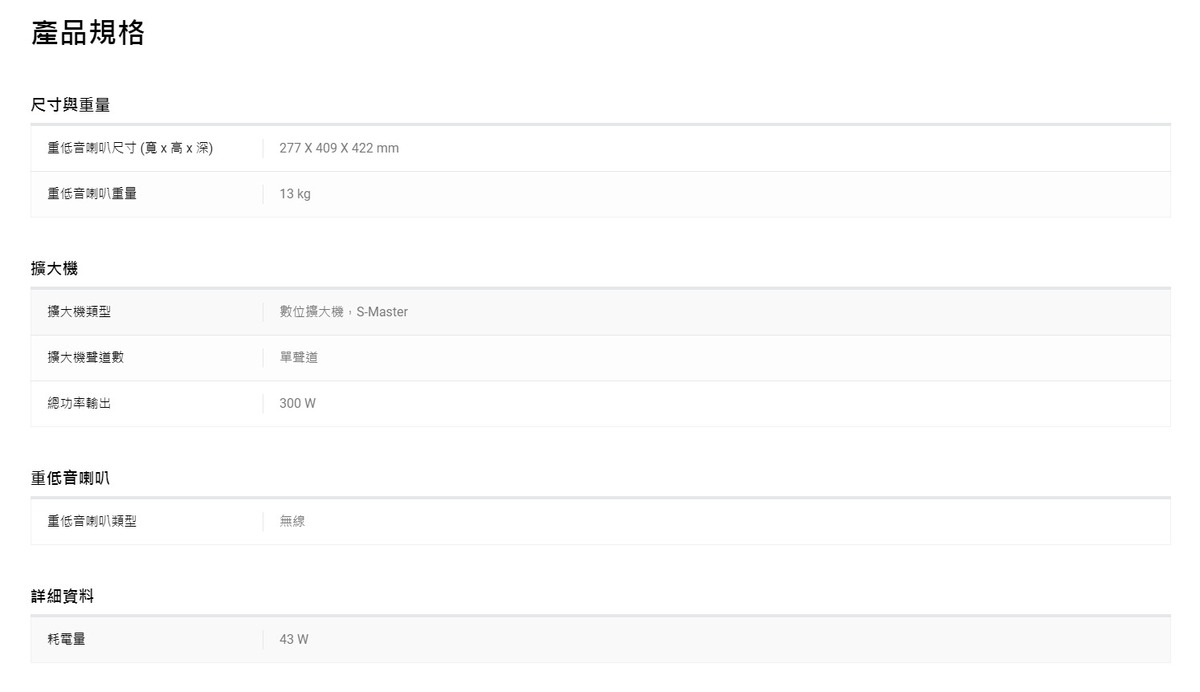 SONY索尼 SA-SW5 - 詳情1