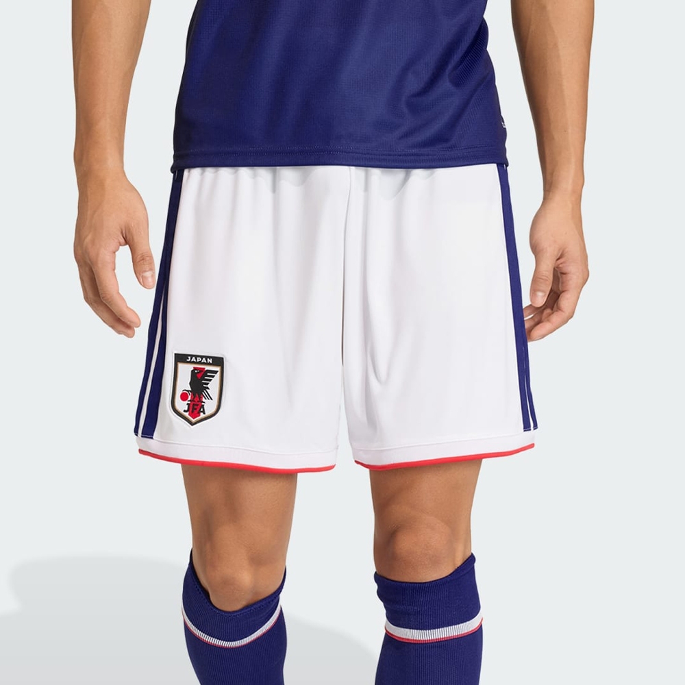 Adidas Jfa H Sho 男款白色足球世界盃日本球褲吸濕排汗運動短褲JN1868