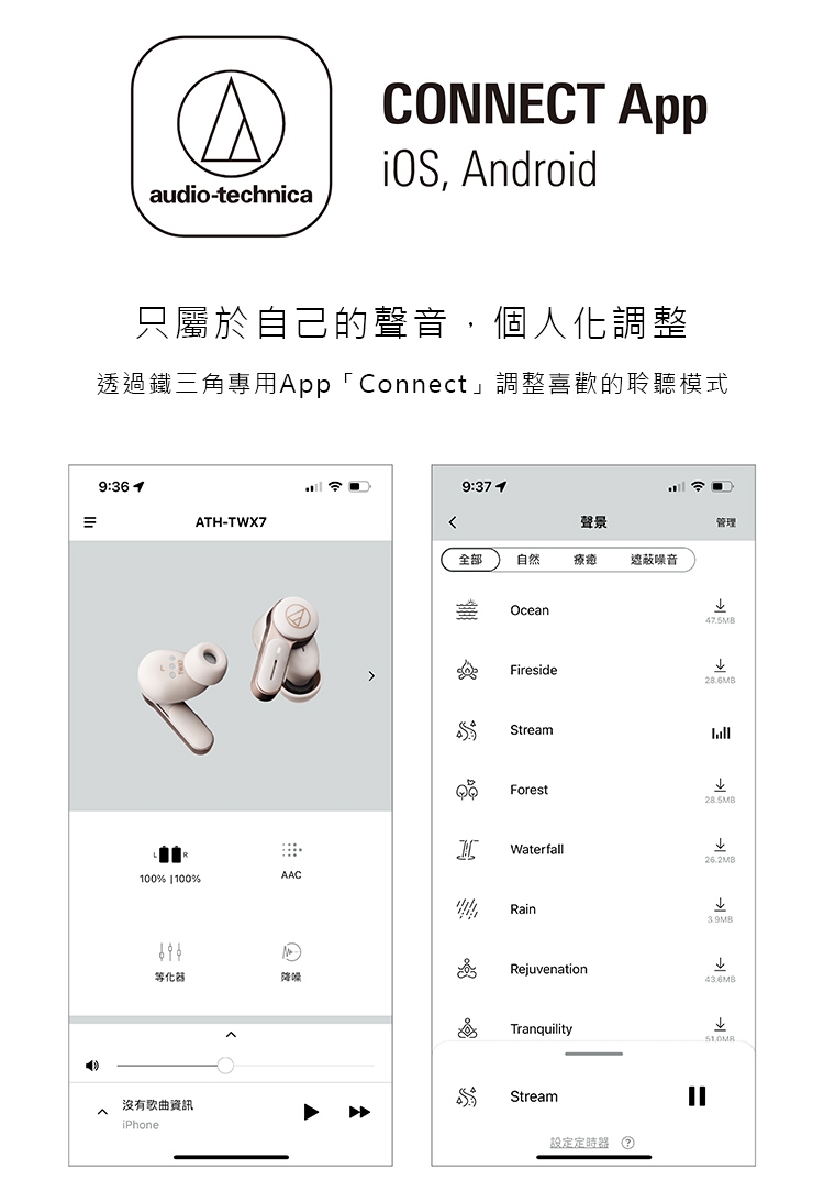 audio-technica鐵三角 ATH-TWX7 - 詳情4