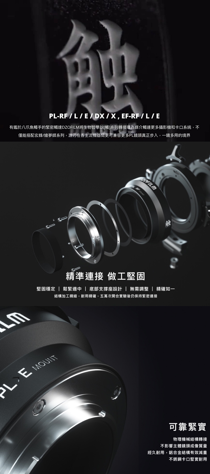 DZOFILM Octopus Adapter PL-E - 詳情2
