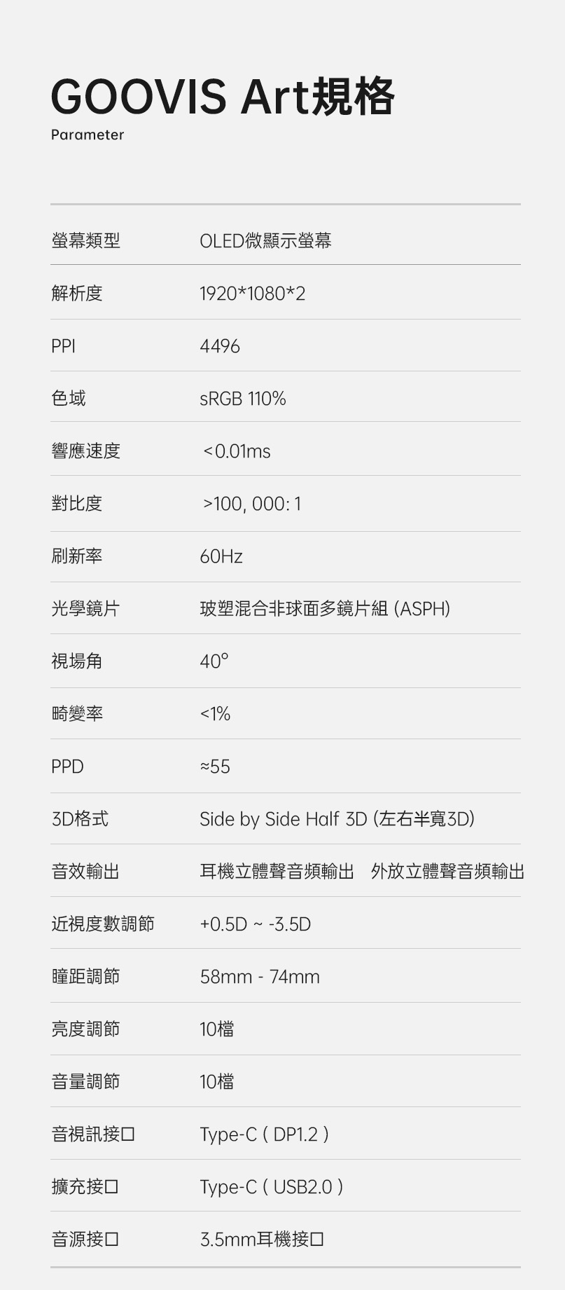 GOOVIS酷睿視 Art - 詳情13