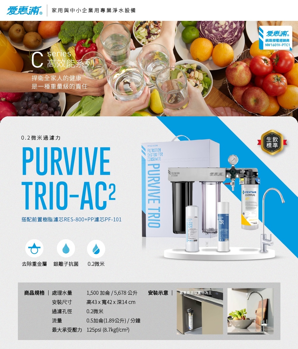 Everpure愛惠浦 Trio-AC2 - 詳情11