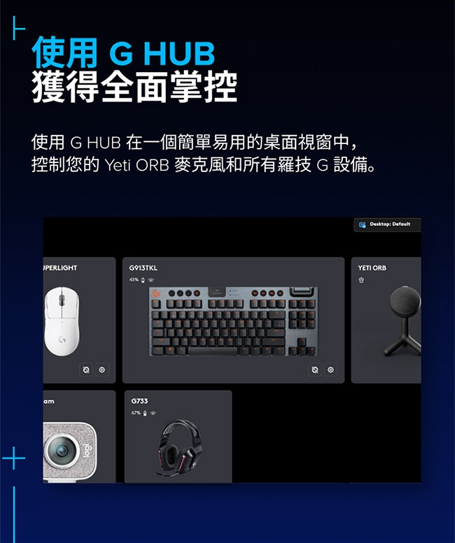 Logitech羅技 G YETI ORB USB - 詳情3