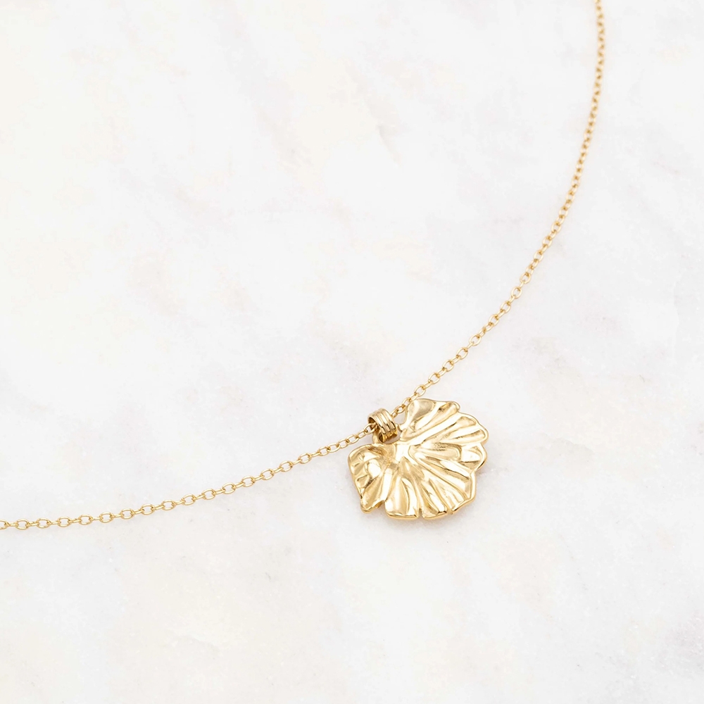 ikita Paris 銀杏葉金墜項鍊| ikita Paris | Yahoo購物中心