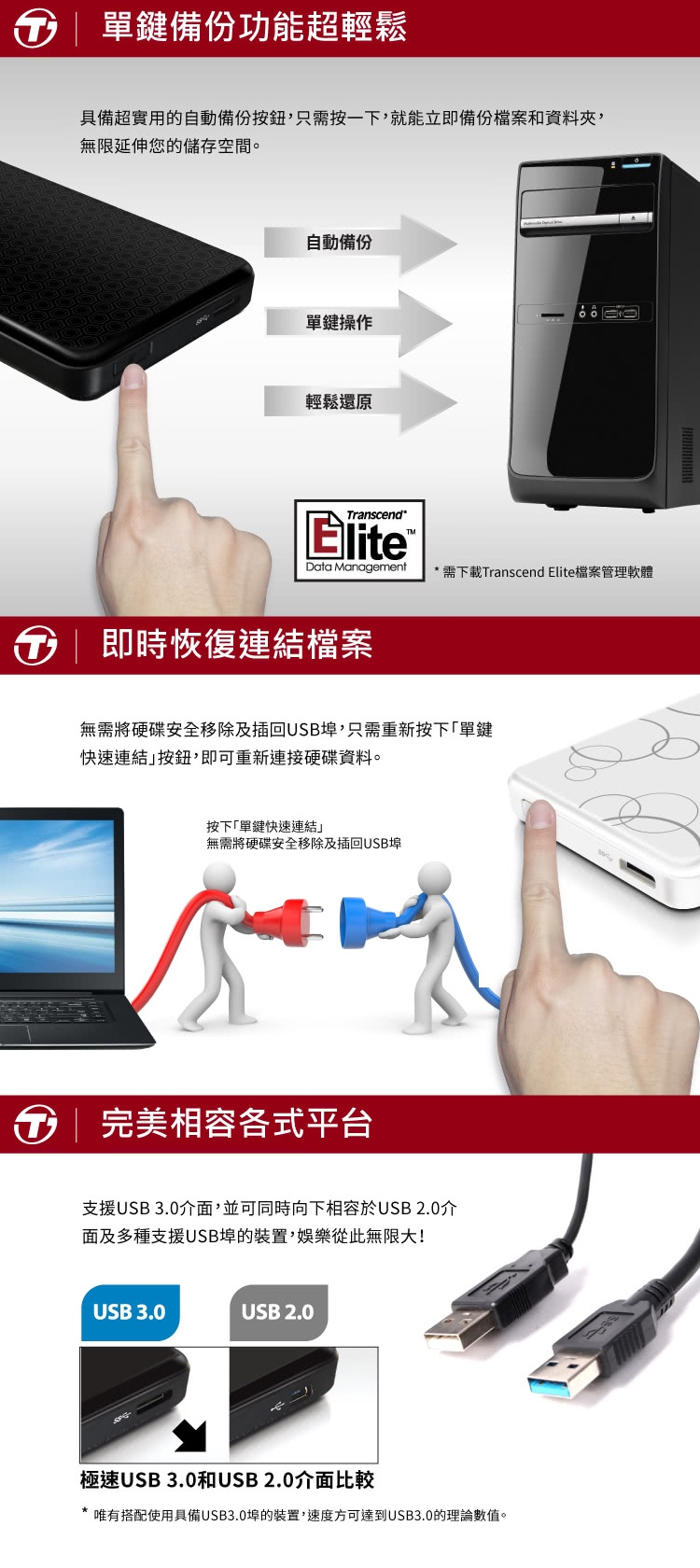 Transcend創見 SJ25A3K - 詳情1