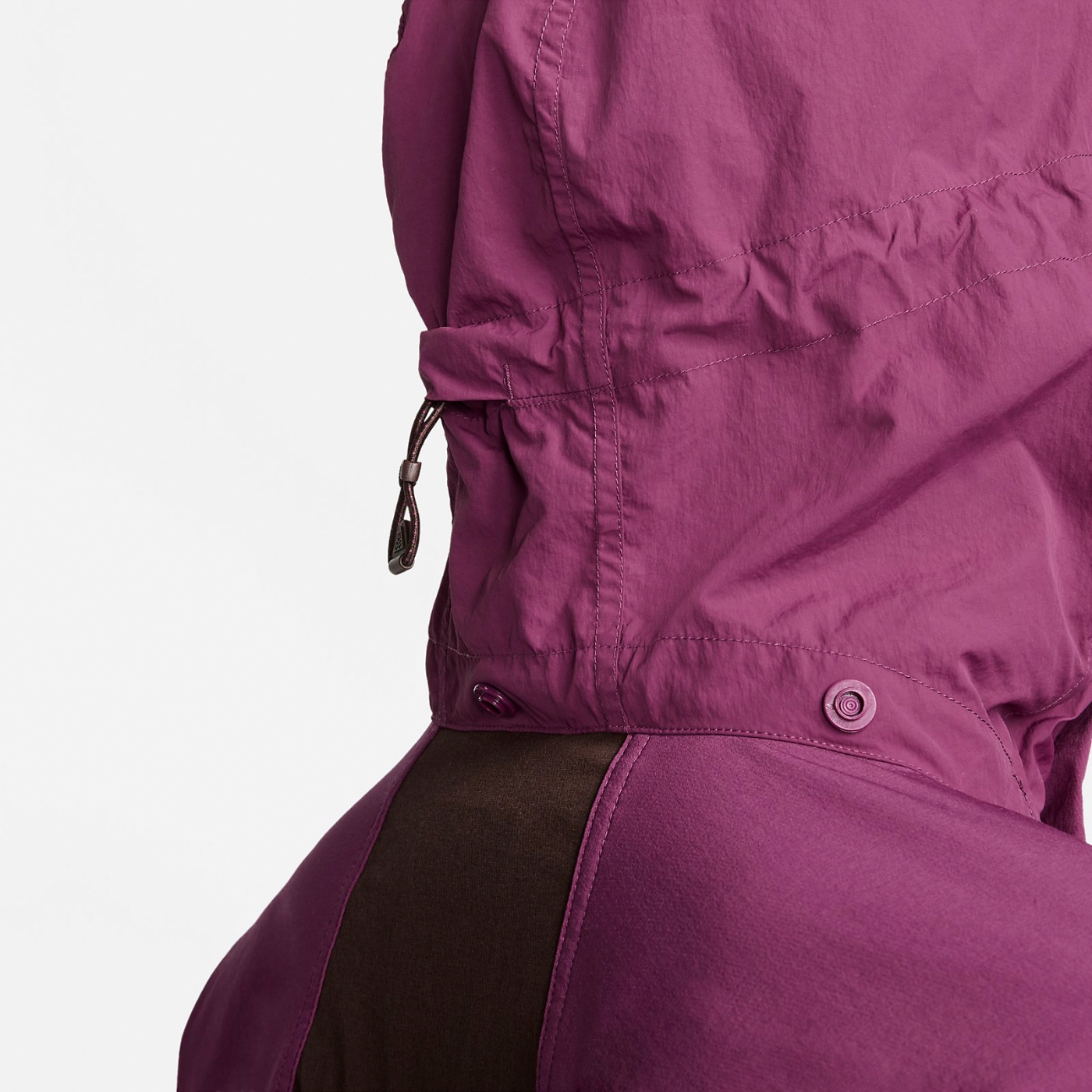 Nike 連帽外套ACG Sun Farer 男款紫棕防潑水可收連帽抗撕裂寬鬆