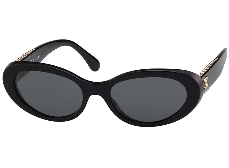 CHANEL 偏光香奈兒太陽眼鏡(黑色)CH5515 | 飾品| Yahoo購物中心