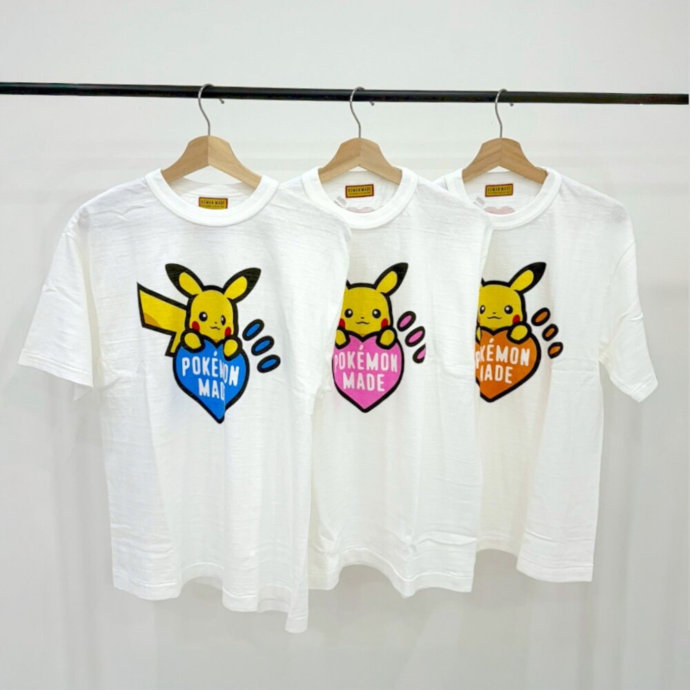 Human Made x Pokemon 寶可夢黑/白粉原宿限定XX30TE004 | 其他品牌