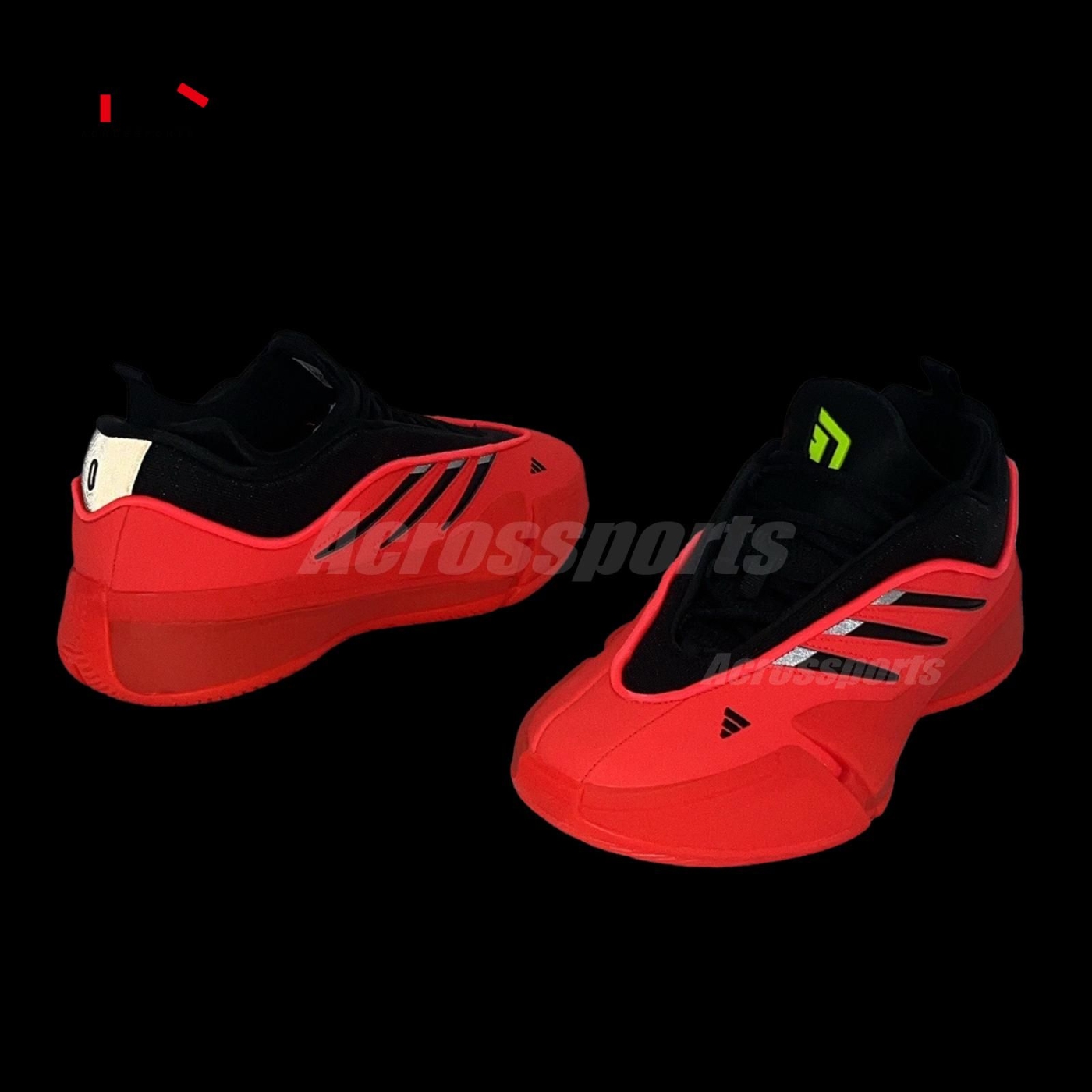 adidas 籃球鞋Dame 9 Solar Red 紅黑男鞋Lillard 里拉得愛迪達IE3627
