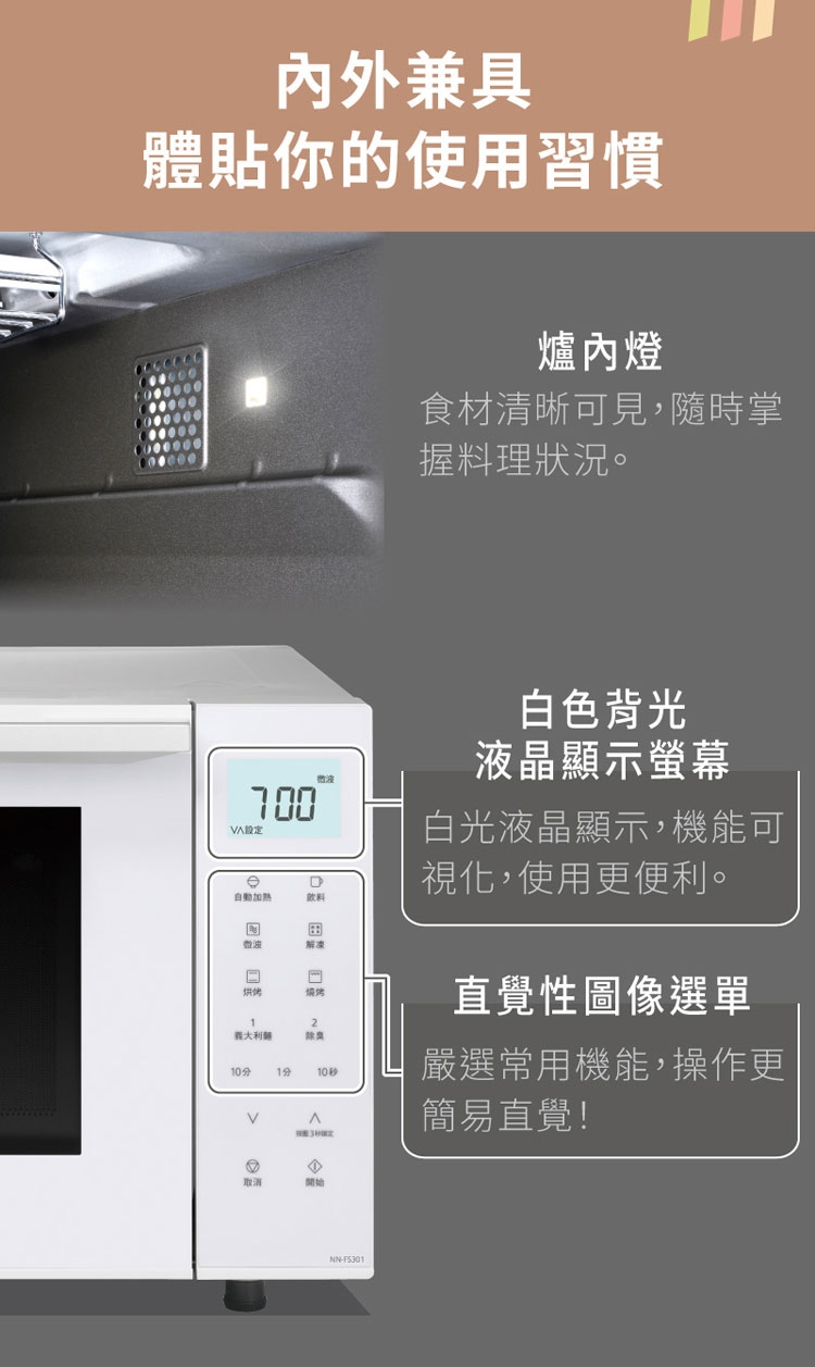 Panasonic國際牌 NN-FS301 - 詳情3