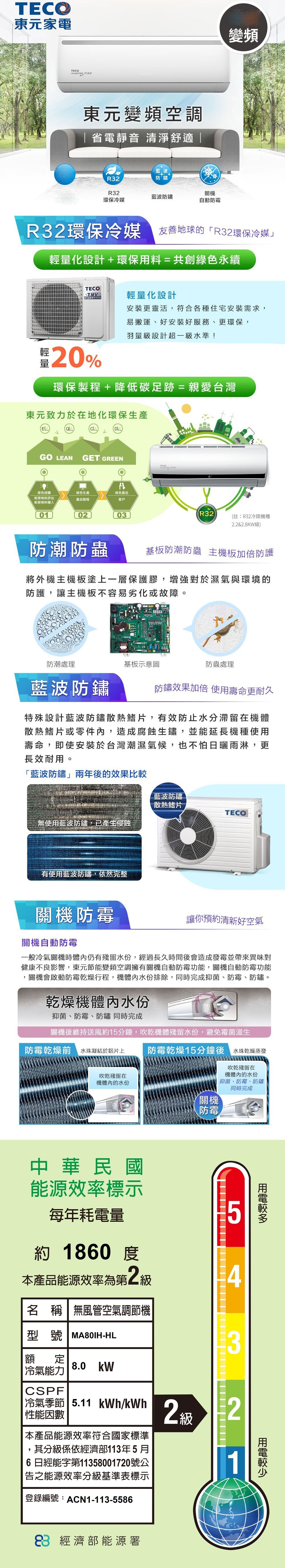 TECO東元 MA80IH-HL - 詳情5