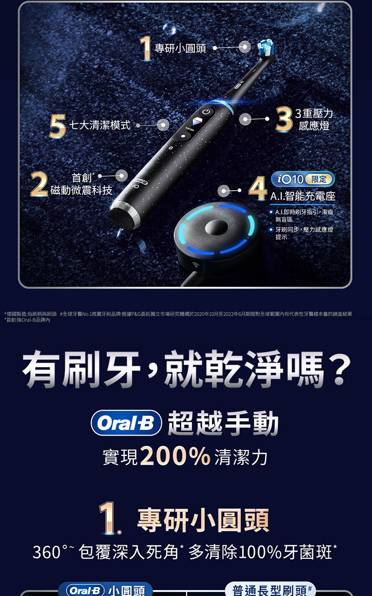 BRAUN德國百靈 Oral-B-iO10 - 詳情3