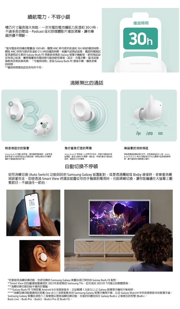SAMSUNG三星 Galaxy Buds FE - 詳情2