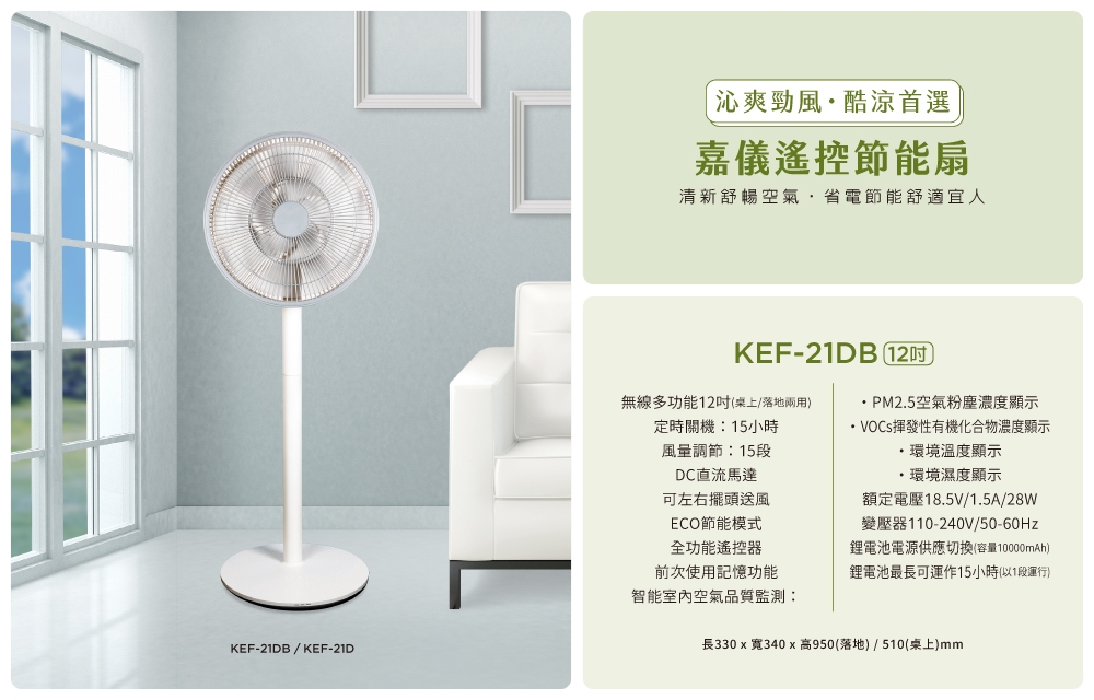 HELLER嘉儀 KEF-21DB - 詳情1