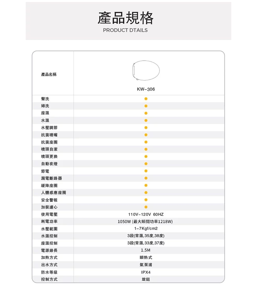 KARAT凱樂 KW-306 - 詳情8