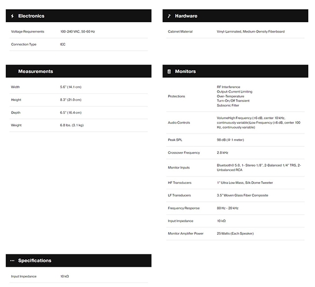 Presonus Eris 3.5BT 2nd Gen - 詳情8