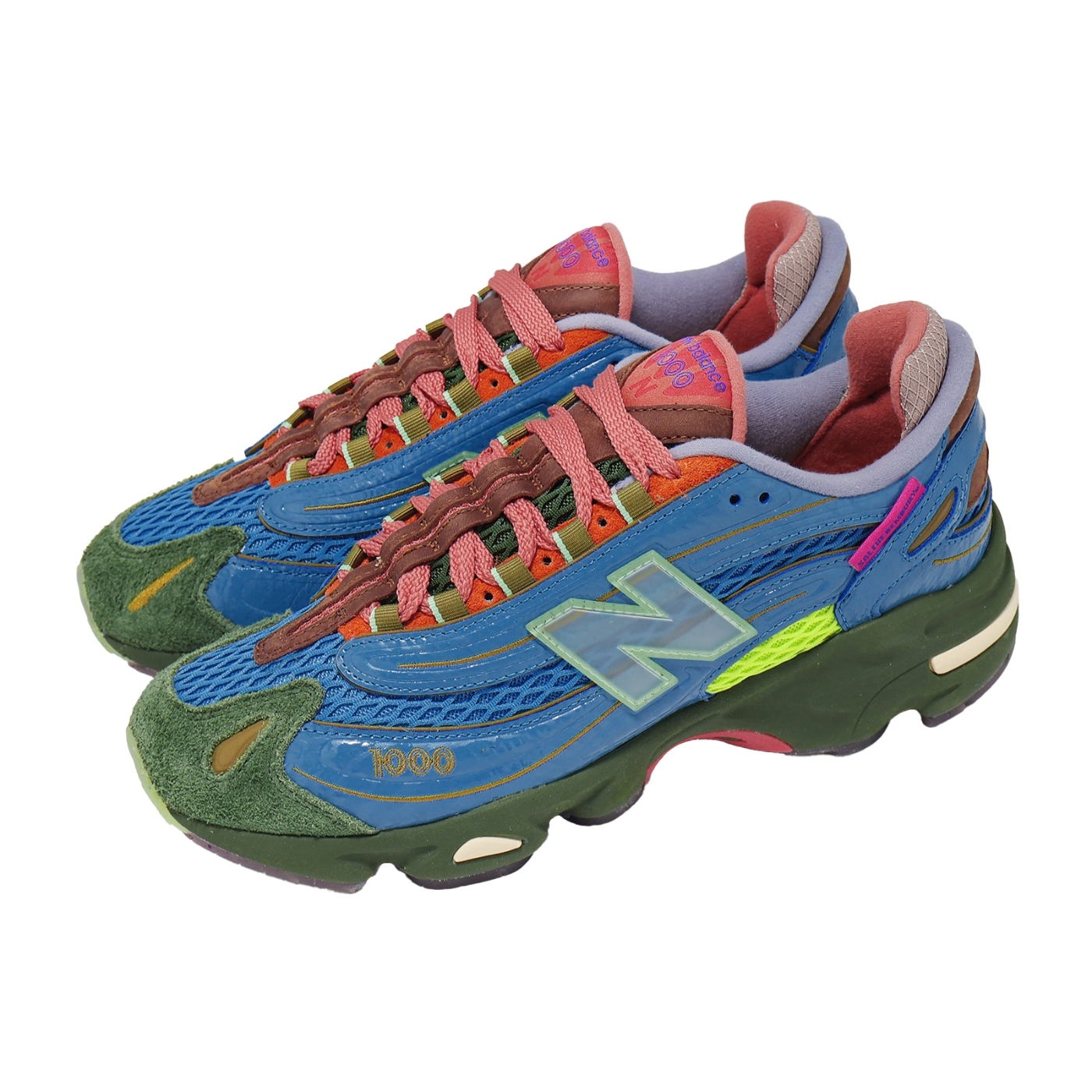 New Balance NB 休閒鞋1000 男鞋Salehe Bembury 聯名藍彩復古緩震