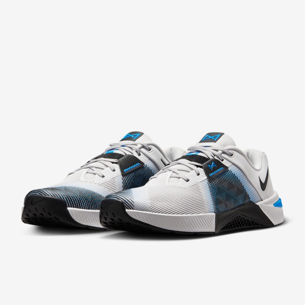NIKE 訓練鞋慢跑鞋男鞋運動鞋緩震M METCON 10 白黑藍HJ1875-004(3X2537