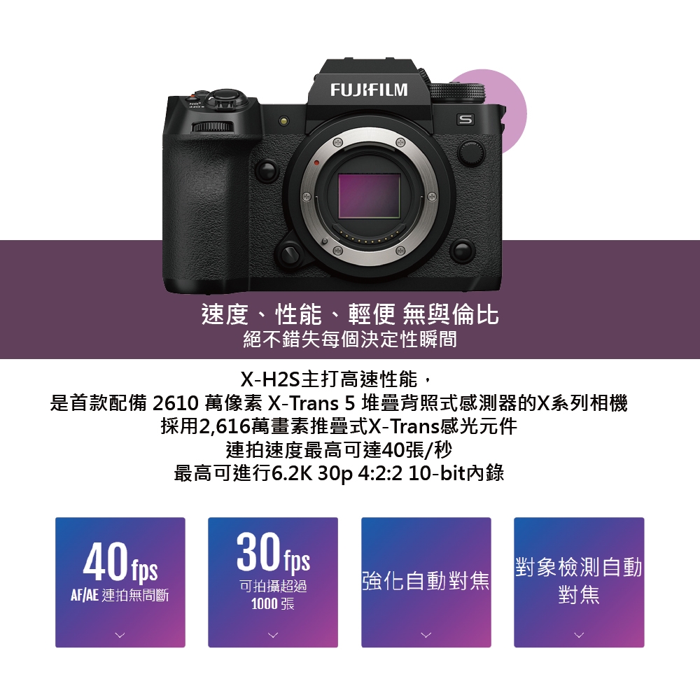 FUJIFILM富士軟片 XH2S - 詳情1