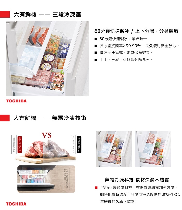 TOSHIBA東芝 GR-RB469WE-PGT - 詳情4