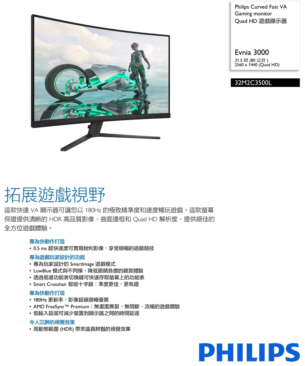 PHILIPS飛利浦 32M2C3500L - 詳情3