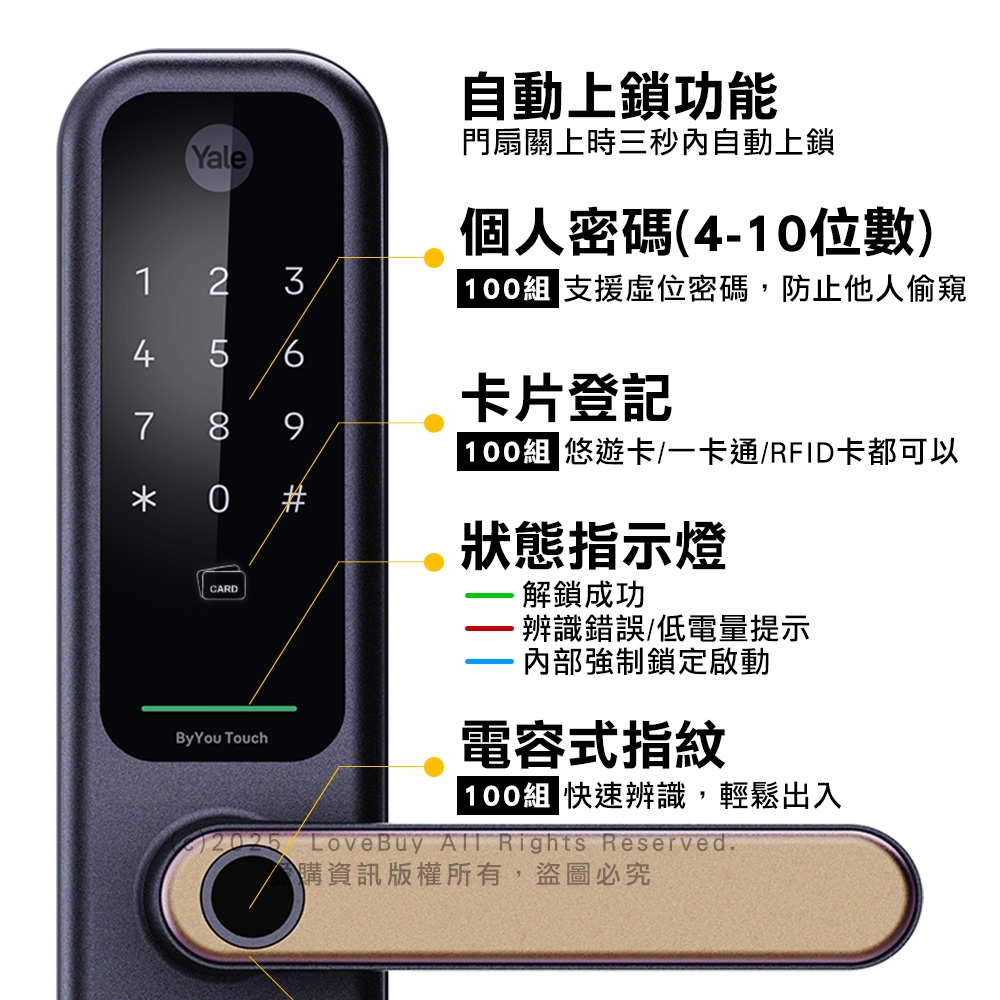 Yale耶魯 Byyou Pro - 詳情5