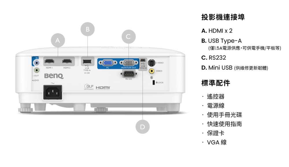 BenQ明碁 MW560 - 詳情11