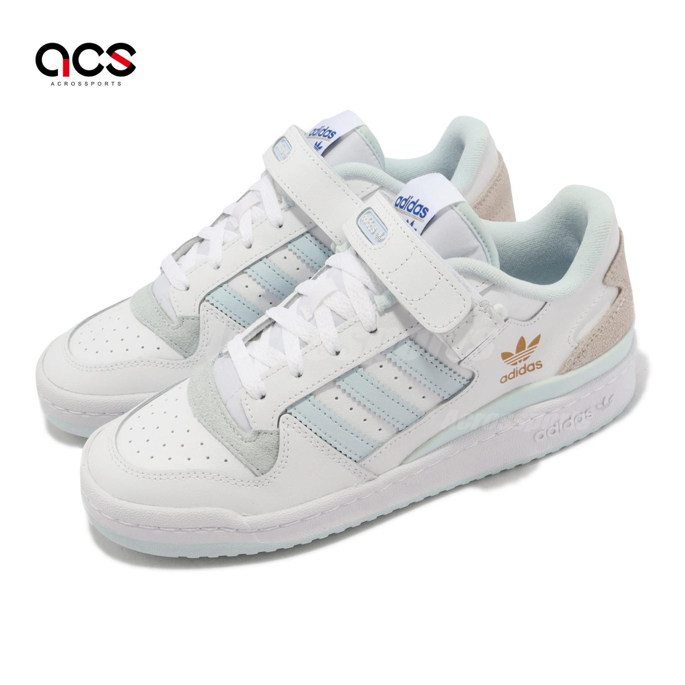 白熊 ミラバト adidas 休閒鞋Forum Low 男鞋女鞋白寶寶藍魔鬼氈復古三葉草愛迪