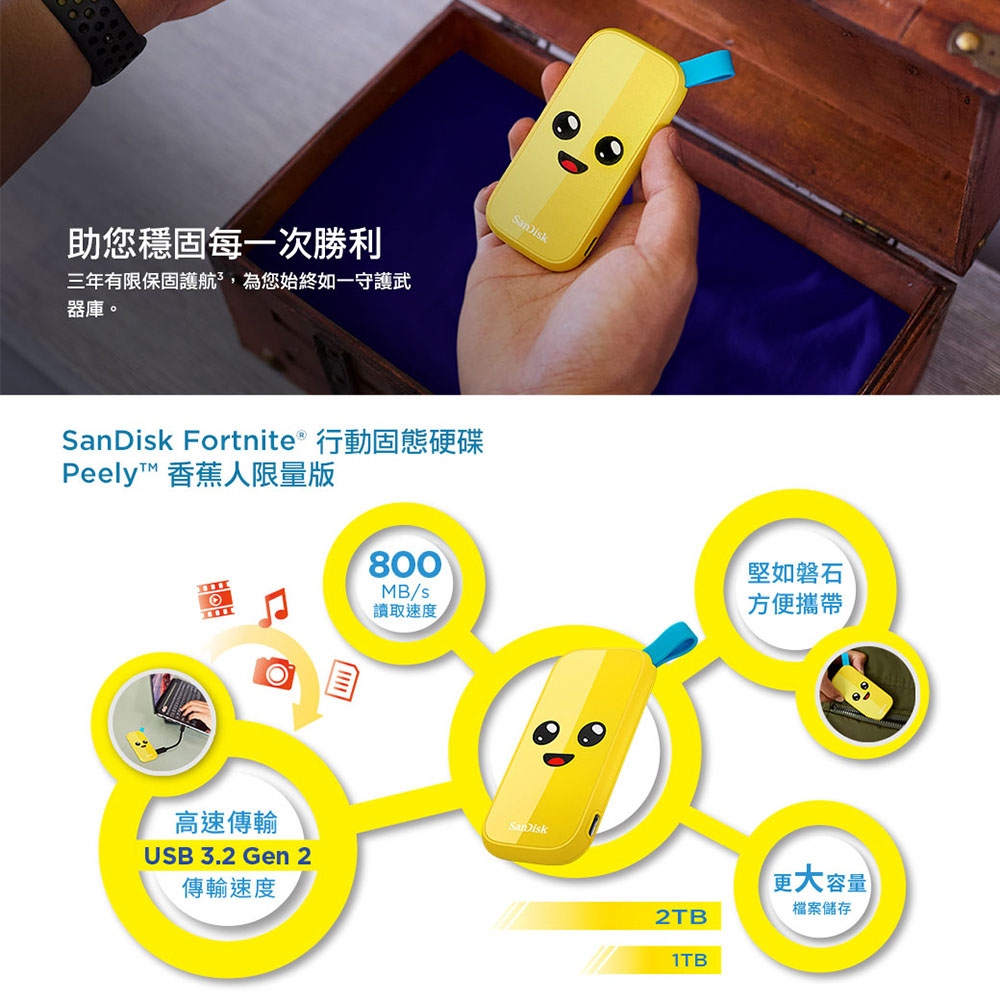Sandisk新帝 Fortnite 2T - 詳情5