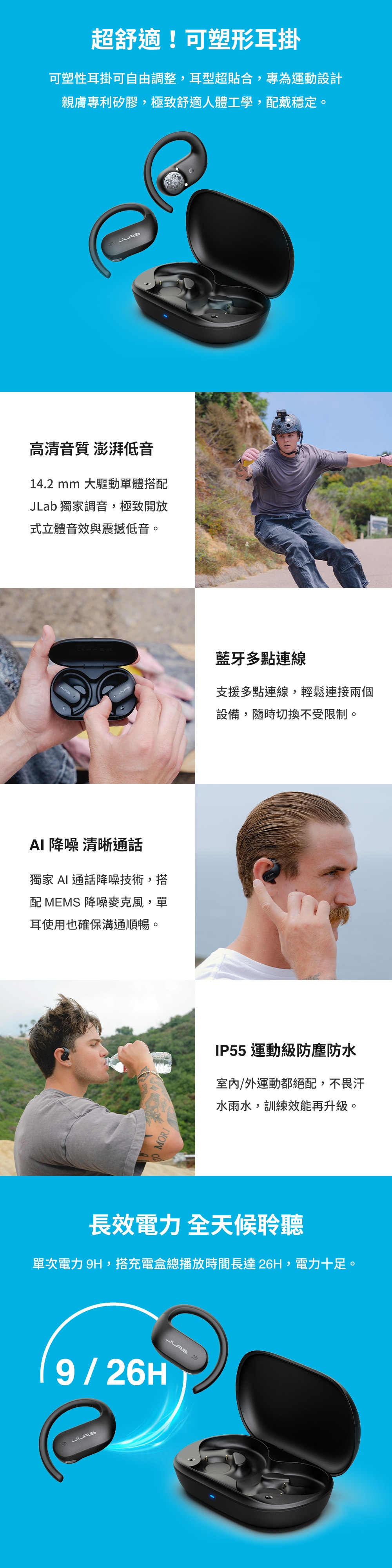 JLab JBuds OPEN SPORT - 詳情3