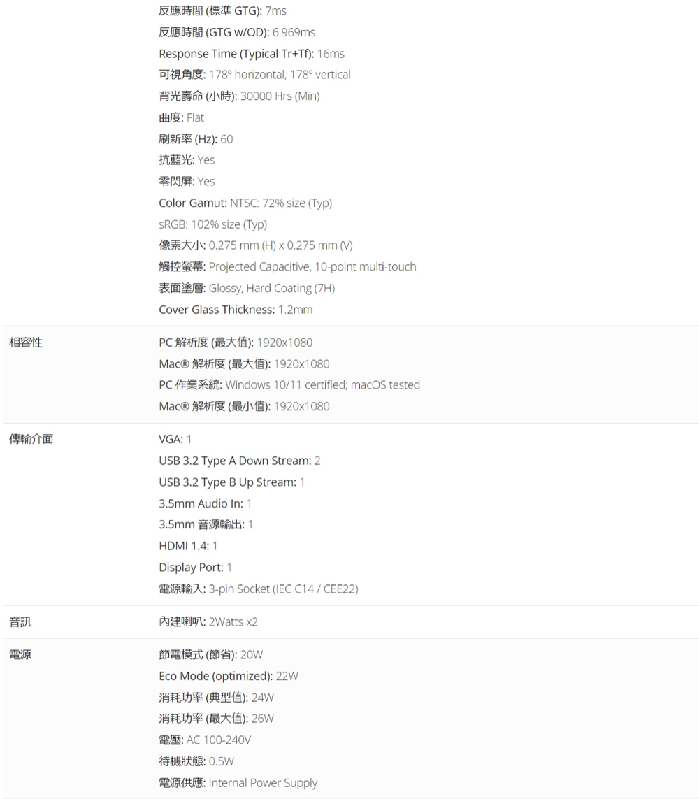 ViewSonic優派 TD2465 - 詳情7