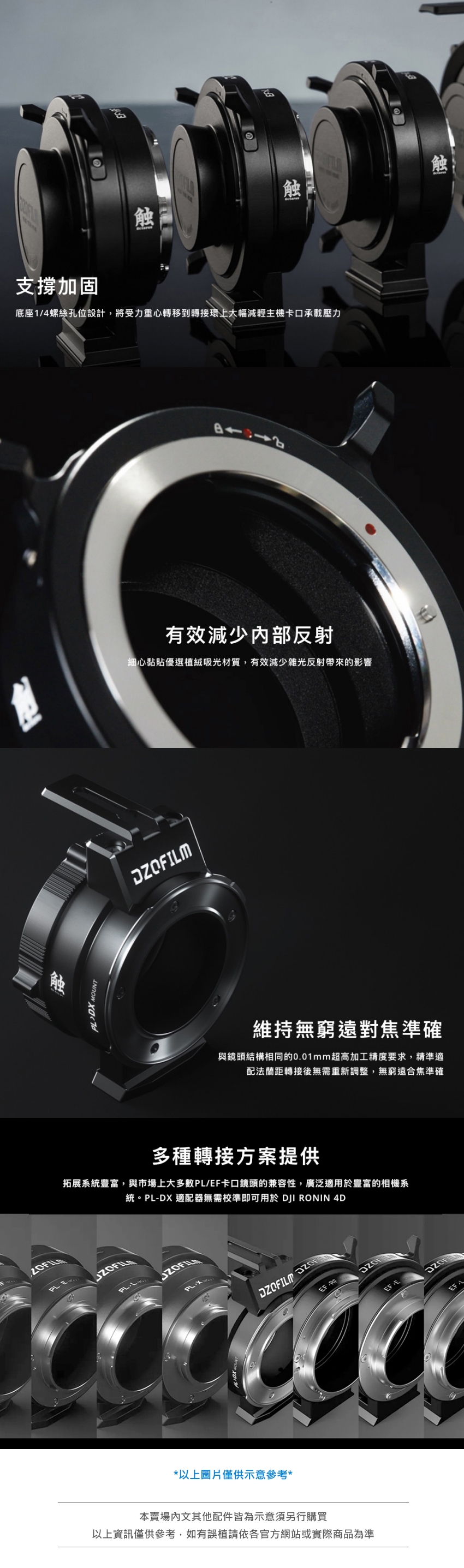 DZOFILM Octopus Adapter PL-RF - 詳情3