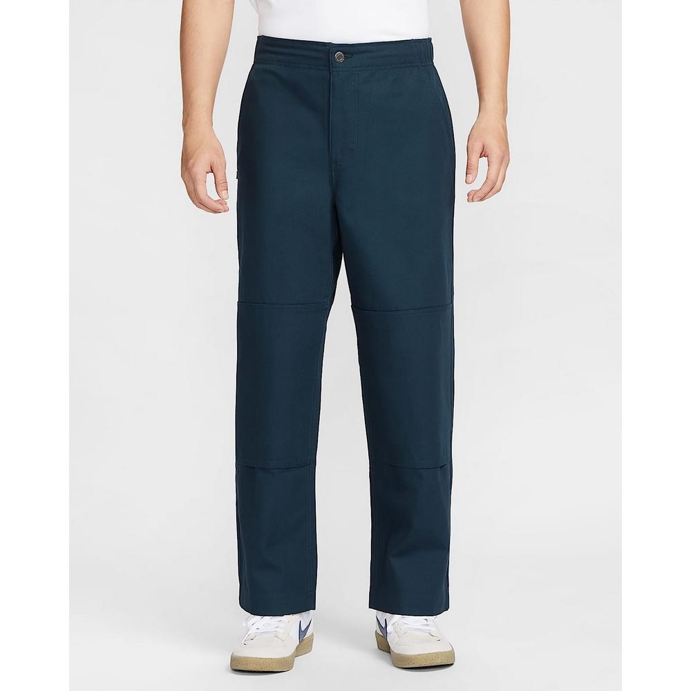 NIKE 耐吉男運動長褲-藍綠色AS U NK SB TWILL DOUBLE KNEE P-FV7350478