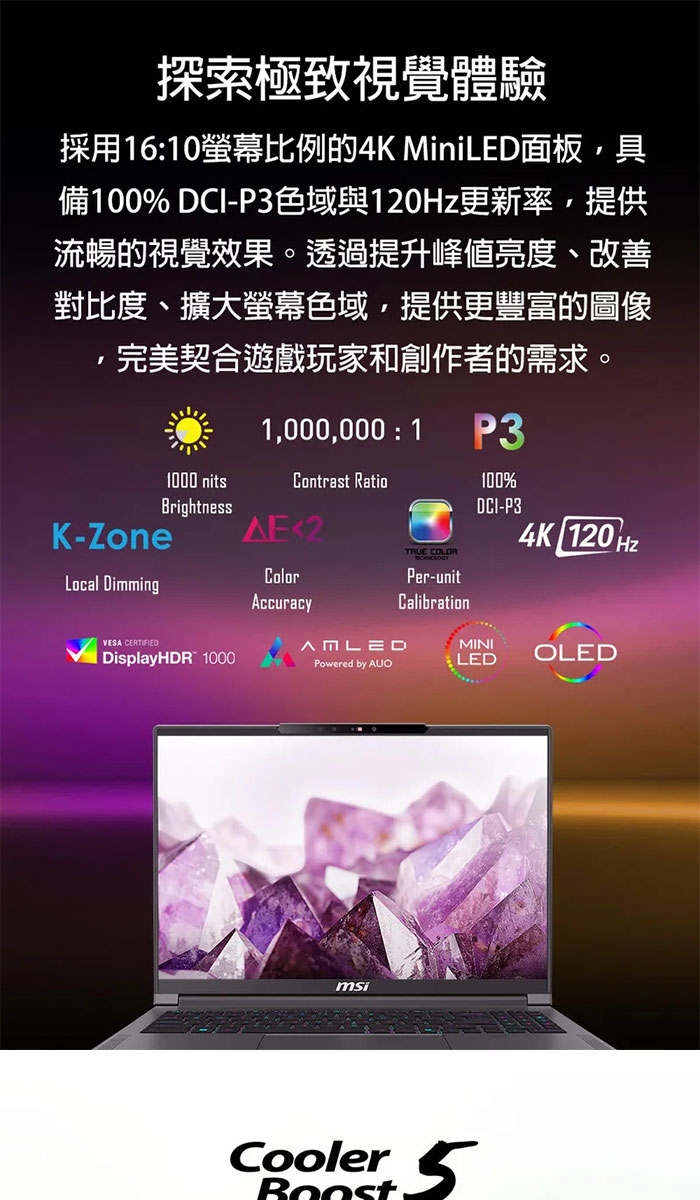 MSI微星 Creator A3XVGG-097TW - 詳情9