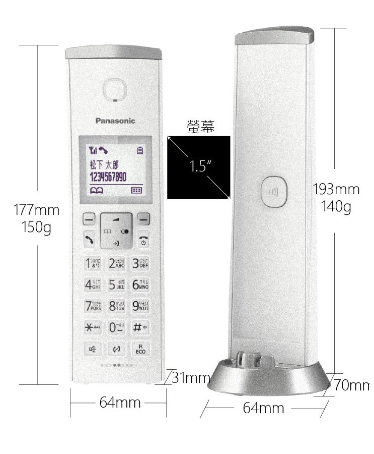 Panasonic國際牌 KX-TGK210TWW - 詳情6